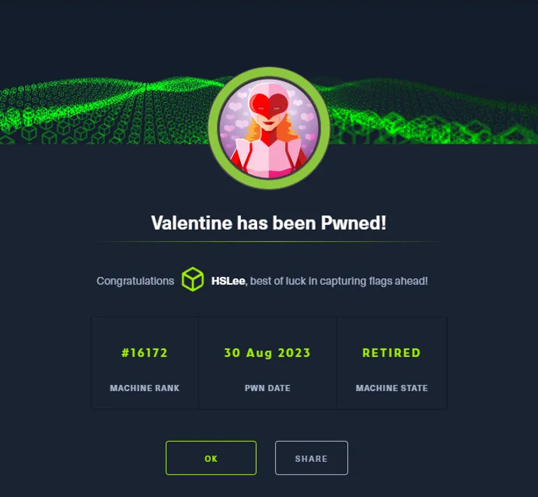 Hack The Box Valentine thumbnail